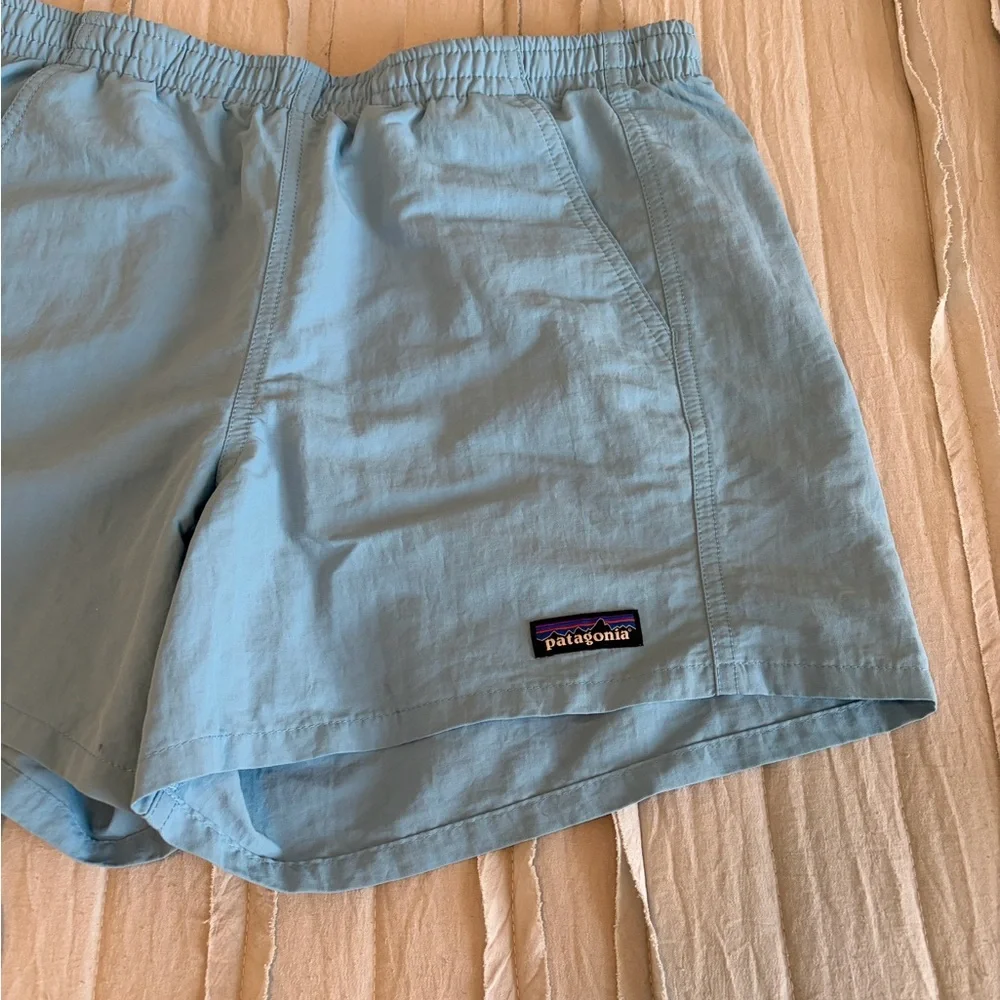Patagonia Baggies Sky Blue Shorts | Size S - Picture 2 of 5